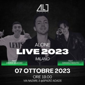 AlOne Samuele Rizzuto Davide Bauccio live 2023 Milano 07.10.2023