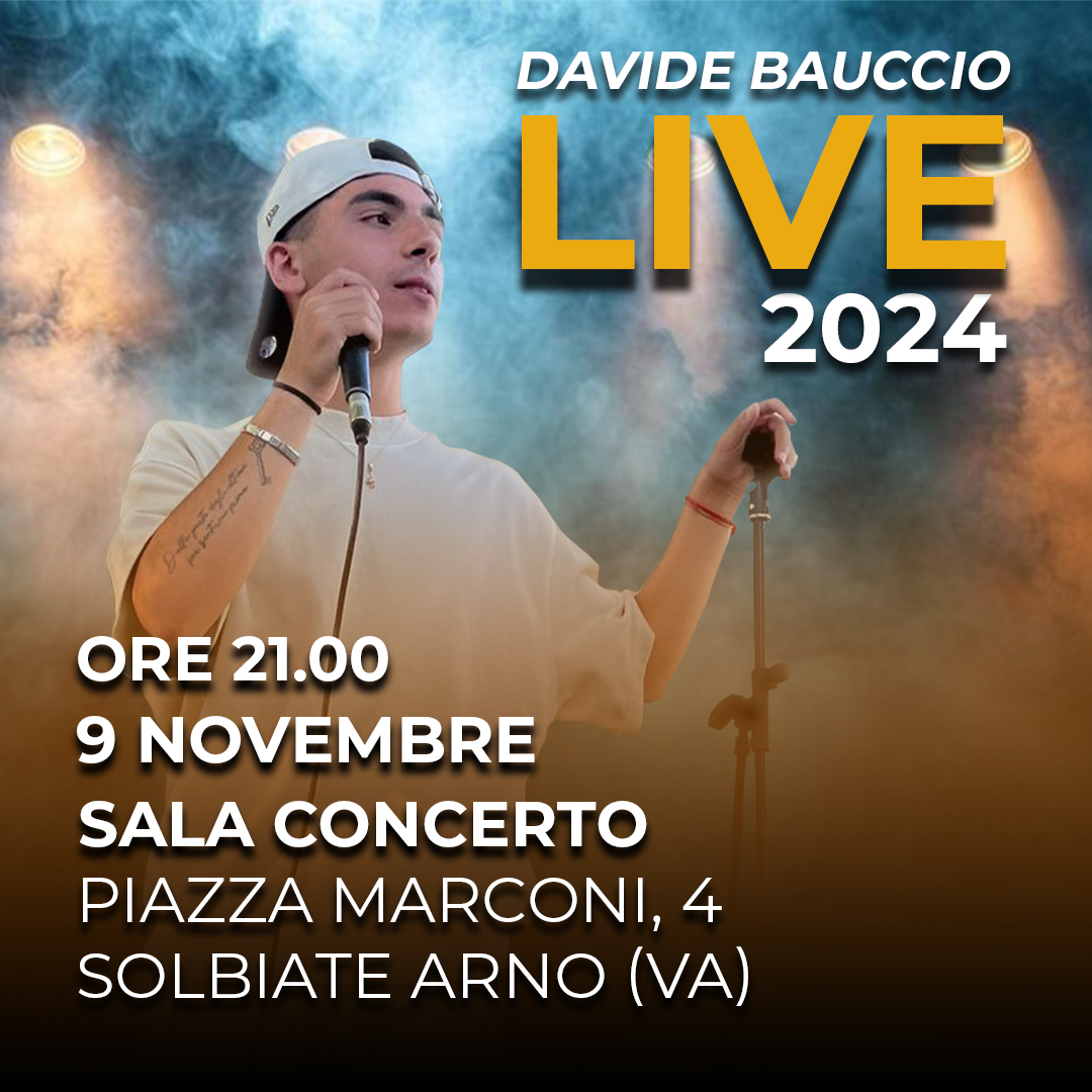 BIGLIETTI - DAVIDE BAUCCIO LIVE 2024